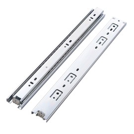 Friho 10 Pair of 22 Inch Hardware Ball Bearing Side Mount Drawer Slides, Full Extension, Available in 10'',12'',14'',16'',18'',20'',22'' Lengths