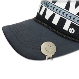 PINMEI Standard Hat Clips Golf Ball Marker Holder 2 PCS (Nickle)