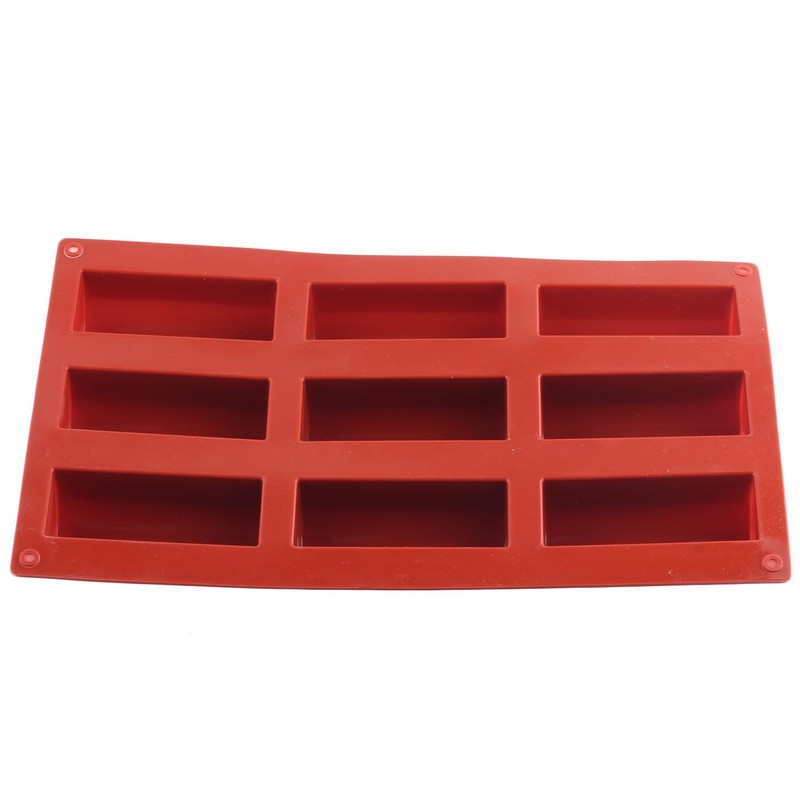 EPYHREHM 9 Twinkie Pan Mold Cylinder Silicone Chocolate Molds For