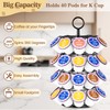 Rkyfoe Coffee Pod Holder, K Cup Holders,Coffee Pod Storage Carousel
