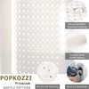 Ivory Extra Long Shower Curtain: 84 Inch Long Beige Cream