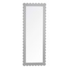 Modway Emmeline Scalloped Full-Length Mirror in Light Gray