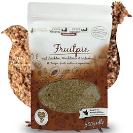 WachtelGold Fruitpie 500 g Snack for Quails and Chickens with Fruit