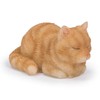 Oubia H15222-1 Tea Tiger Cat Lying Doll, Figurine, 5.3 x