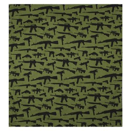 Rothco Bandana - Gun Pattern - Olive Drab