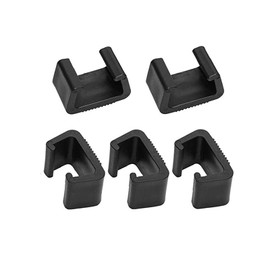 Furniture Connection Clamps Garden Furniture Connector for Garden Furniture Set Rattan Like Rattan Chair and Rattan Sofa, Outdoor Couch Patio Furniture Lounge Set Clips 4.25 cm, Pack of 5 (Black)