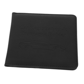 jojofuny Car Insurance Protective Case Multi Functional Document Holder for Driver License Registration Design with Multiple Card Slots for Credit Cards Id More Unisex Style