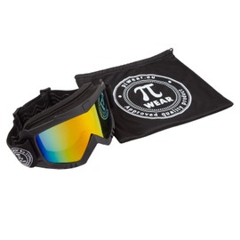 PiWear® MX Muddy GM - High Quality Motorcycle Motocross Goggles Ski Goggles UV Protective Goggles with Foam Padding for Outdoor Activities Skiing Cycling Snowboard Hiking Eye Protection