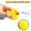 DERAYEE Pack of 50 Yellow Mini Bath Ducks Floating Bath