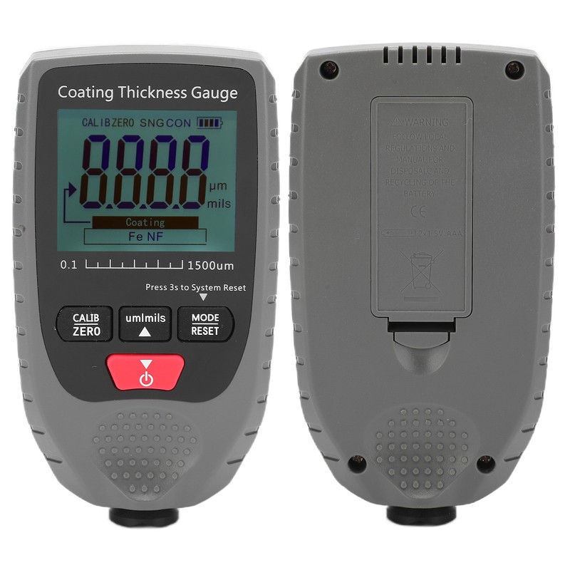 GM998 Thickness Gauge LCD Digital Paint Thickness Gauge Haigh Accuracy