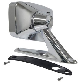 Auto Krafters Compatible/Replacement For Outside Mirror RH 1967-68 Galaxie LTD Country Squire Monterey Mustang 1967-69 Falcon Fairlane Dummy Remote Side View Convex (C8AZ-17696)