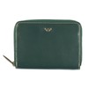 Golden Head Venezia Zipped Billfold Coin Wallet Green, Green, Modern