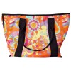 AMIKA SIGNATURE TOTE BAG BEACH TRAVEL XLARGE BRIGHT PAISLEY FLOWERS