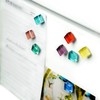 Magnets, Strong Power, 24 Colors, Transparent Magnets, Perfect for Refrigerator