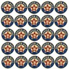 Anderson's Red and Blue Glitter B-Honor Roll Lapel Pin Pack,
