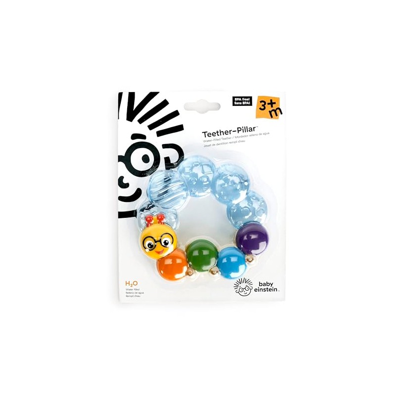 Baby Einstein Juguete Teether-pillar, color Multi, paquete de 1