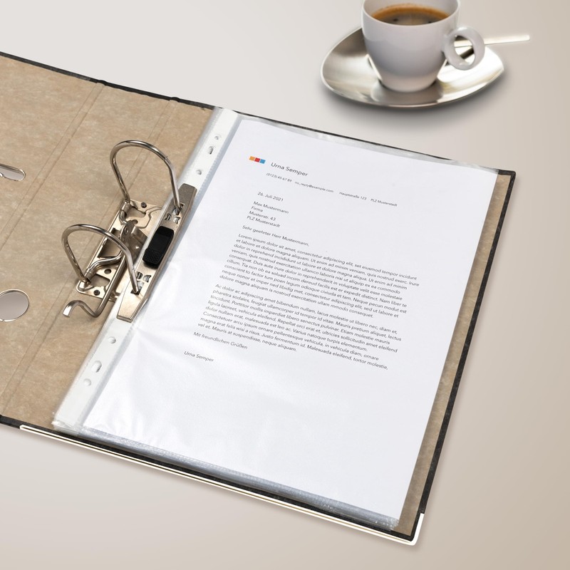 proOFFICE 11114980-000 Document Holder DIN A4 Polypropylene Film Transparent