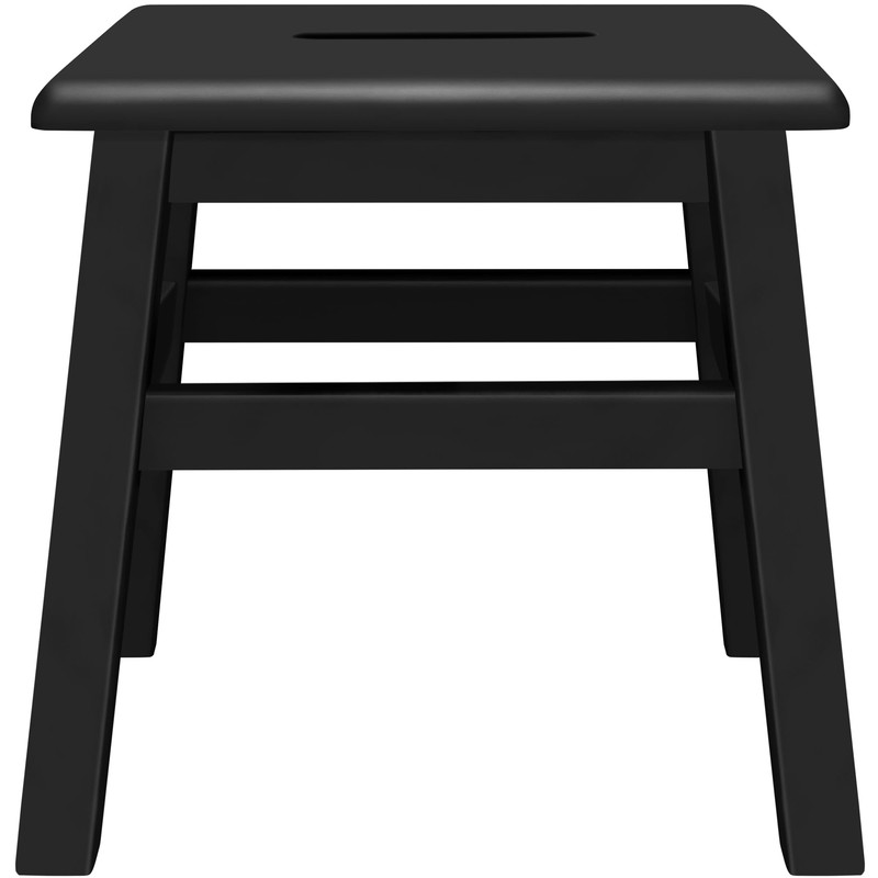 eHemco Solid Hardwood Step Stool for Adults and Kids, 12.25