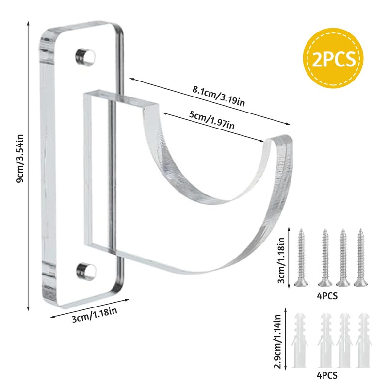 INHEMING Lightsaber Stand Wall Mount, Sword Holder Wall Mount, Samurai