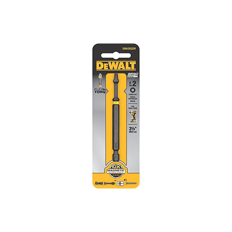 DW FLEXTORQ 1PK 3.5IN BIT FOR SQ2