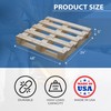 Greaton, Unassembled Heavy-Duty Wooden Pallet Kit – 48x24x5 Inches, Industrial-Grade