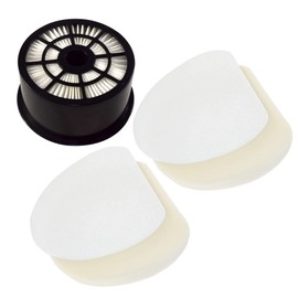 HQRP Filter Kit (Exhaust Filter + 2-pack Foam and Felt) compatible with Shark Rotator NV400 NV401 NV402 Professional Upright Vacuum Cleaners, XFH400 XFF400 Replacement