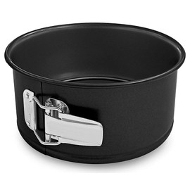 Guardini Gardenia Springform, Durchmesser 20 cm, hoher Rand, Stahl mit Antihaftbeschichtung, Tropfschutz, Farbe: Schwarz