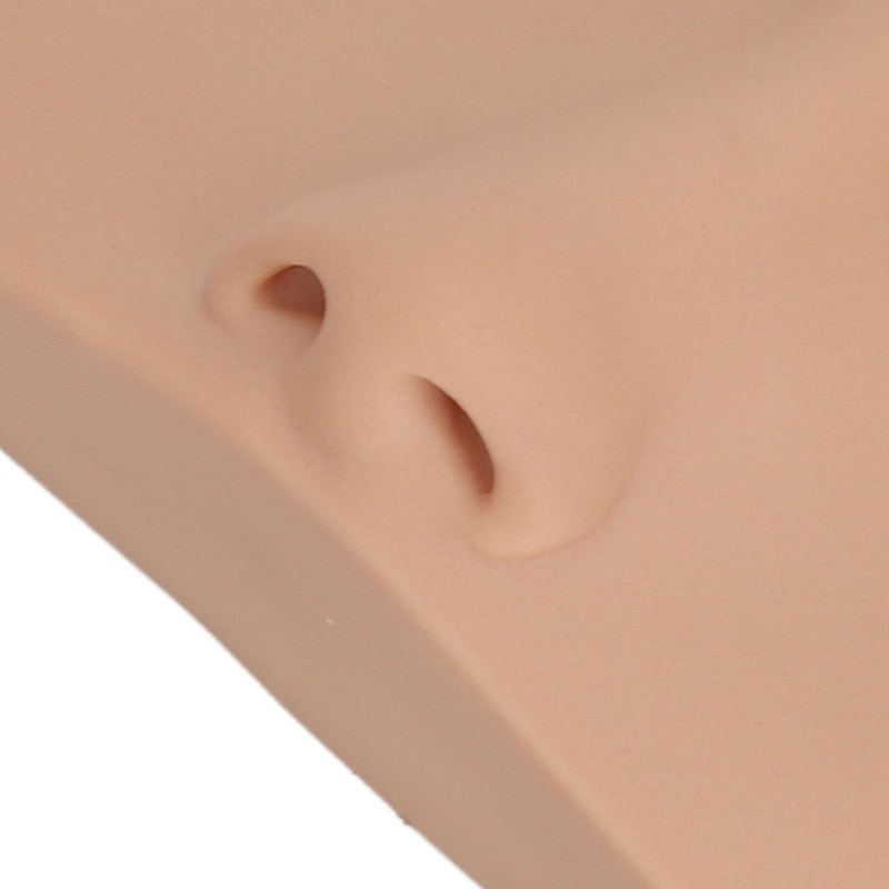 Eyelash Mannequin Head Practice Realistic Half Face Makeup Head Training