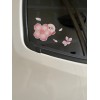 Kirby Cherry Blossom vinyl car decal 3 x 3 inches