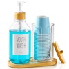 VITVITI Mouthwash Dispenser for Bathroom, Mouth Wash Pump Bottle with