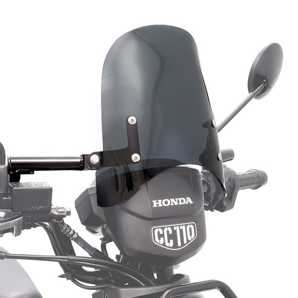 ENDURANCE JA60 XJMCR1642S1 Motorcycle Meter Visor Set Smoke + Mounting