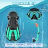 CTSAYTL Snorkeling Gear for Kids Ages 6-14, Kids Mask Fins