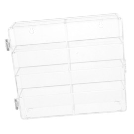 FRCOLOR Scale Car Model Display Case with Transparent Acrylic Dustproof Organizer Box for Room Stackable Car Storage Showcase Decorative and Functional Collector's Exhibit