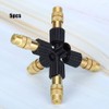 5Pcs G1/2 DN15 Copper Adjustable Misting Sprayer Nozzle Garden Irrigation