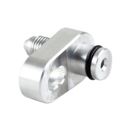 Vacuum Port to -3AN/-4AN Billet Adapter, Bosch MAP Sensor Compatible, O-Ring Seal (-4AN)