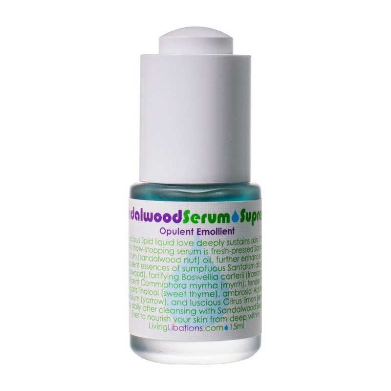 Living Libations Sandalwood Serum Supreme, 1.25ml Tiny Traveller
