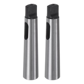 QUARKZMAN Morse Taper Adapter Mt2-Mt1 90 mm Accuracy 0.02 mm Drill Sleeve Reducing Morse Cone Centring Sleeve Reducer Chuck Sleeve for Lathe Milling Part Pack of 2