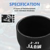MUYI 2.5" to 3 inches Silicone Reducer Intercooler Tube Kit,