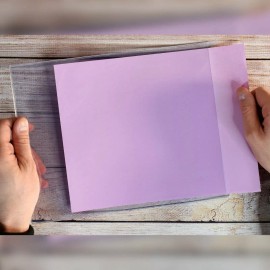 StoreSMART STORE SMART Heavy Duty Vinyl Plastic Menu Toploaders- 8 1/2" x 11" - Letter Size