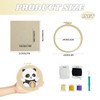 DIY Panda Handcraft Punch Needle Embroidery Kit, Starter Set, Punch