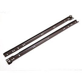 3 Pairs of Metal Drawer Runners SELF Closing Bottom FIX Brown 500MM