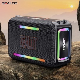 Zealot S95 120W Party Waterproof Speaker 240000mAh Battery with Standcolor: Black