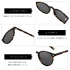 ZENOTTIC Men's Vintage Round Sunglasses, Polarized Sunglasses, UV Protection, Handmade,