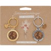 GRUSS & CO Keyring, multicoloured, Adventure wood motif