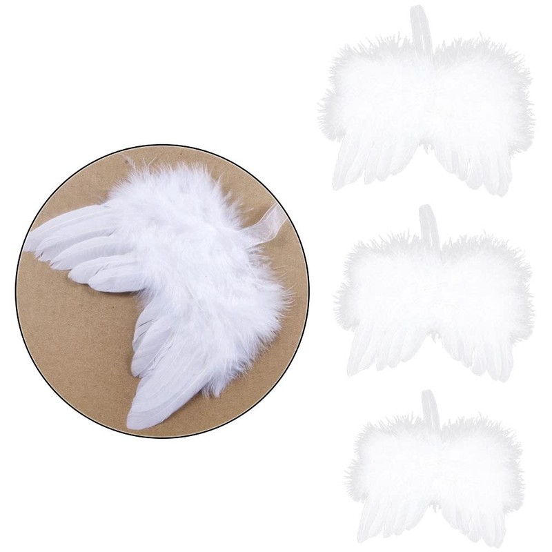 Zasvec Angel Wings Decoration Pack of 12 Angel Wings Feathers