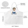 WCGXKO TV Show Inspired Kitchen Apron Bear Graphic Gift Yes,