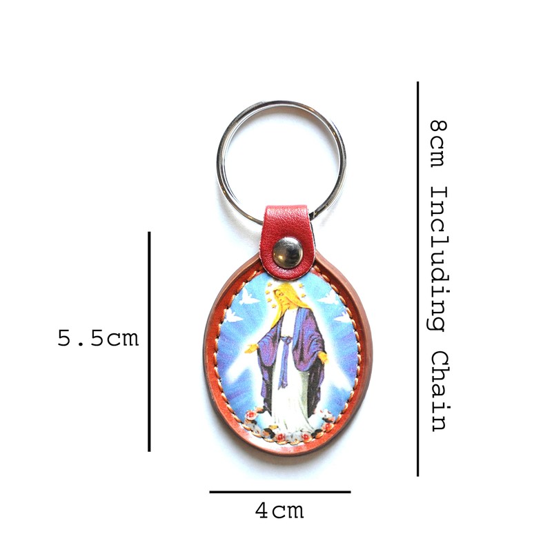 Komonee Christianity Keychain Religious Key Ring Christian Key Chain Catholic
