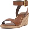 Vince Camuto Women's Felia Wedge Sandal, Caramello, 11