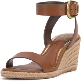 Vince Camuto Women's Felia Wedge Sandal, Caramello, 11