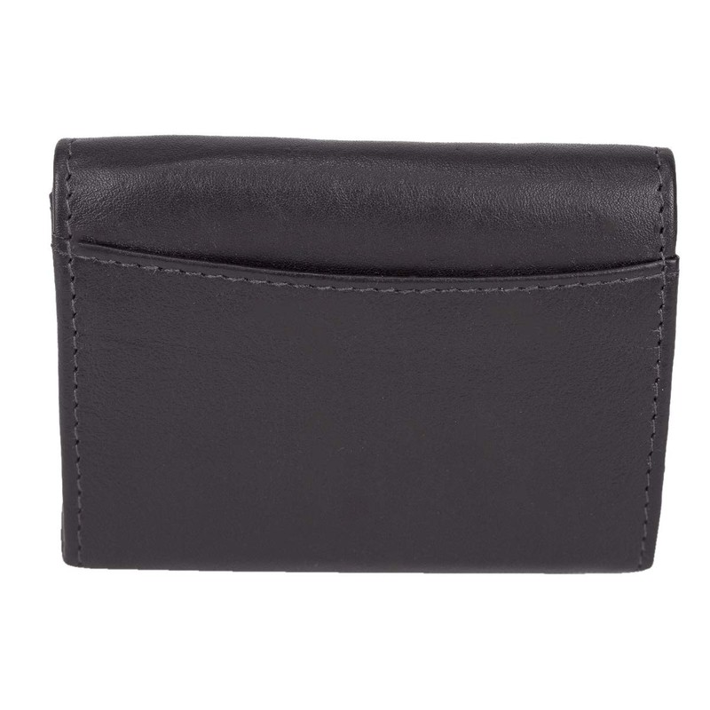 Mini Wallet LEAS in Real Leather, Brown - Mini Edition,